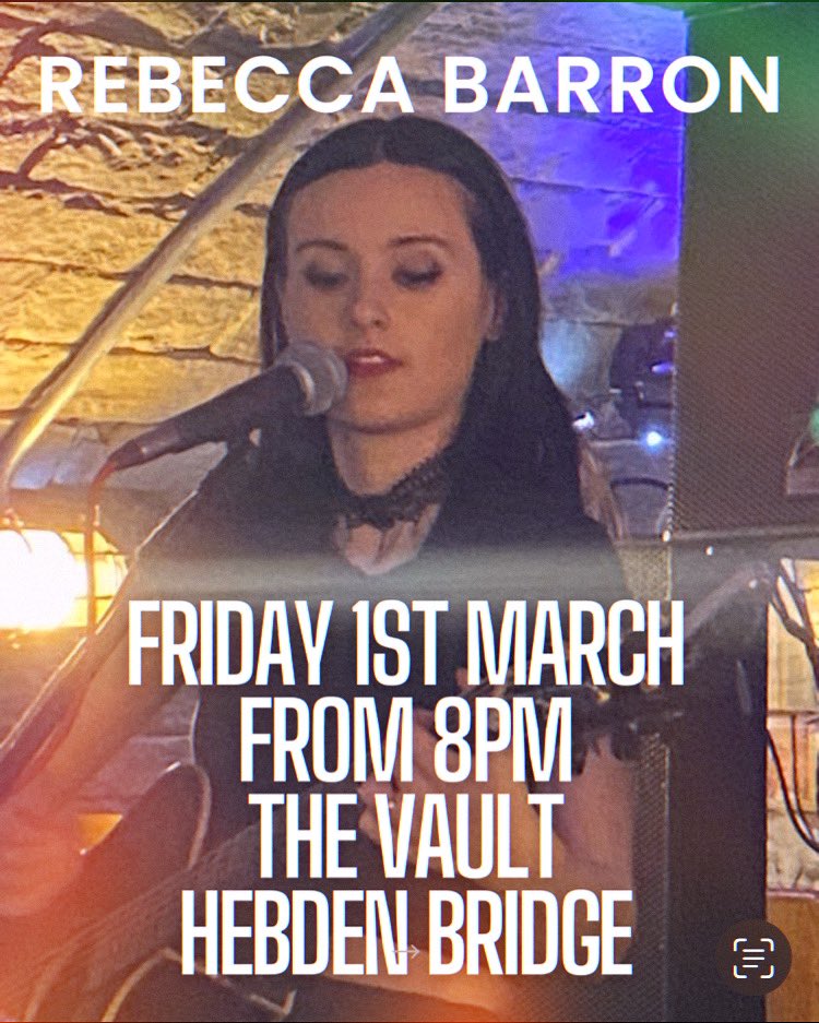 RebeccaBarron02's tweet photo. This Friday from 8pm 😊🎤
@the_vault_hebden 

#livemusic #liveentertainment #acousticmusic #acousticset #singersongwriter #westyorkshire #hebdenbridge #calderdalemusicscene #independentartist #femaleartist https://t.co/QMHKGCWl8R
