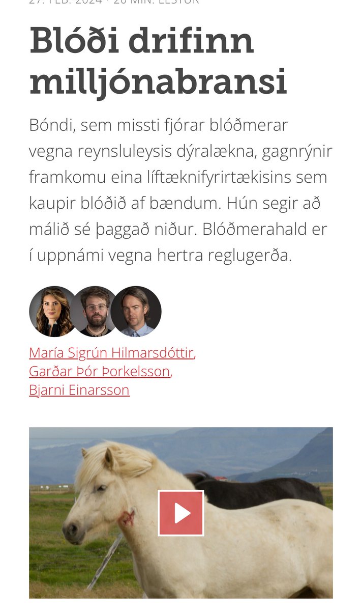 Blóðmerabóndar…sérstök tegund mannfólks með umhyggju fyrir dýrum ? Það var ekki mín upplifun á þeim eftir viðtölin við þau…eldri kynsloð íslendinga hafa flest verið vond við dýr