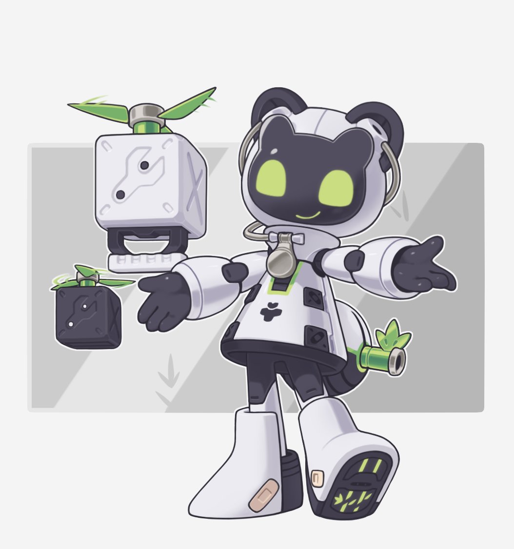 「robot panda doctor 」|lordyan耶博士のイラスト
