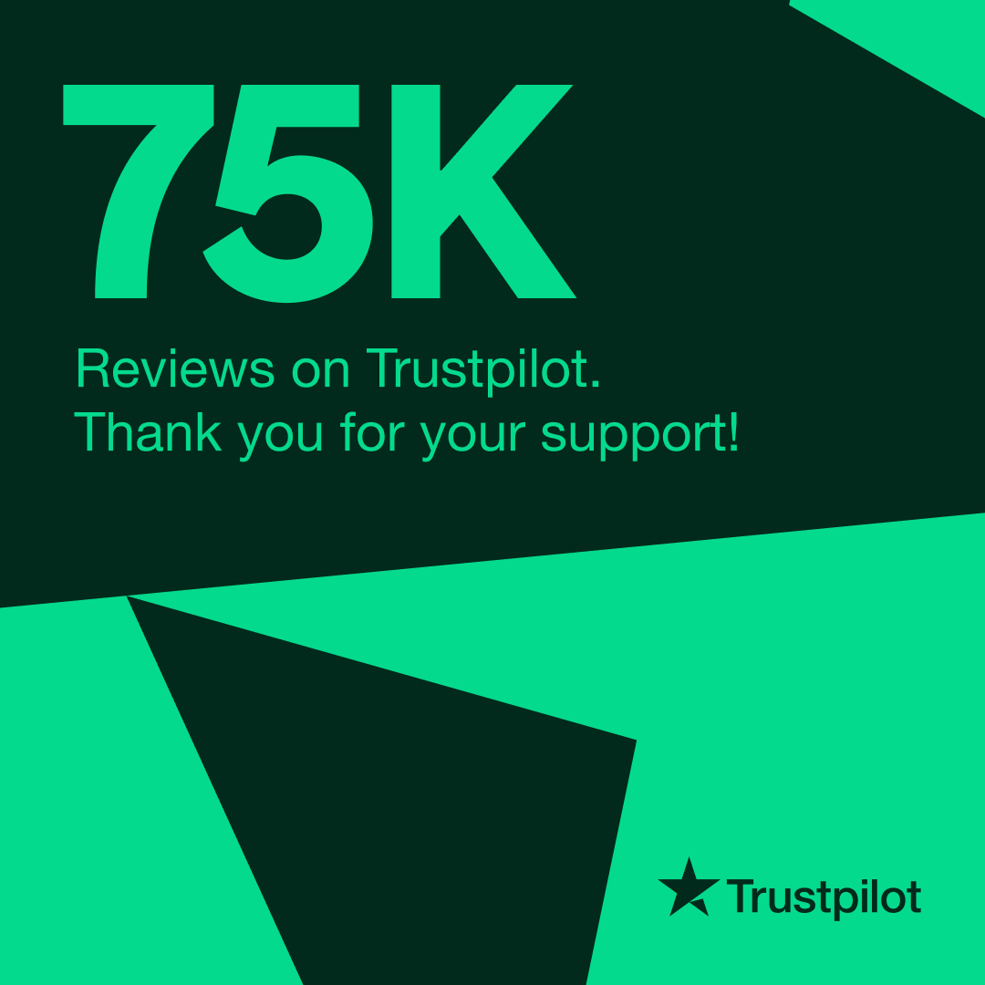 We have hit 75k reviews on Trustpilot!🥳🎉

Thank you for your continued support!⭐

#chemist4u #reviews #testimonials #trustpilot