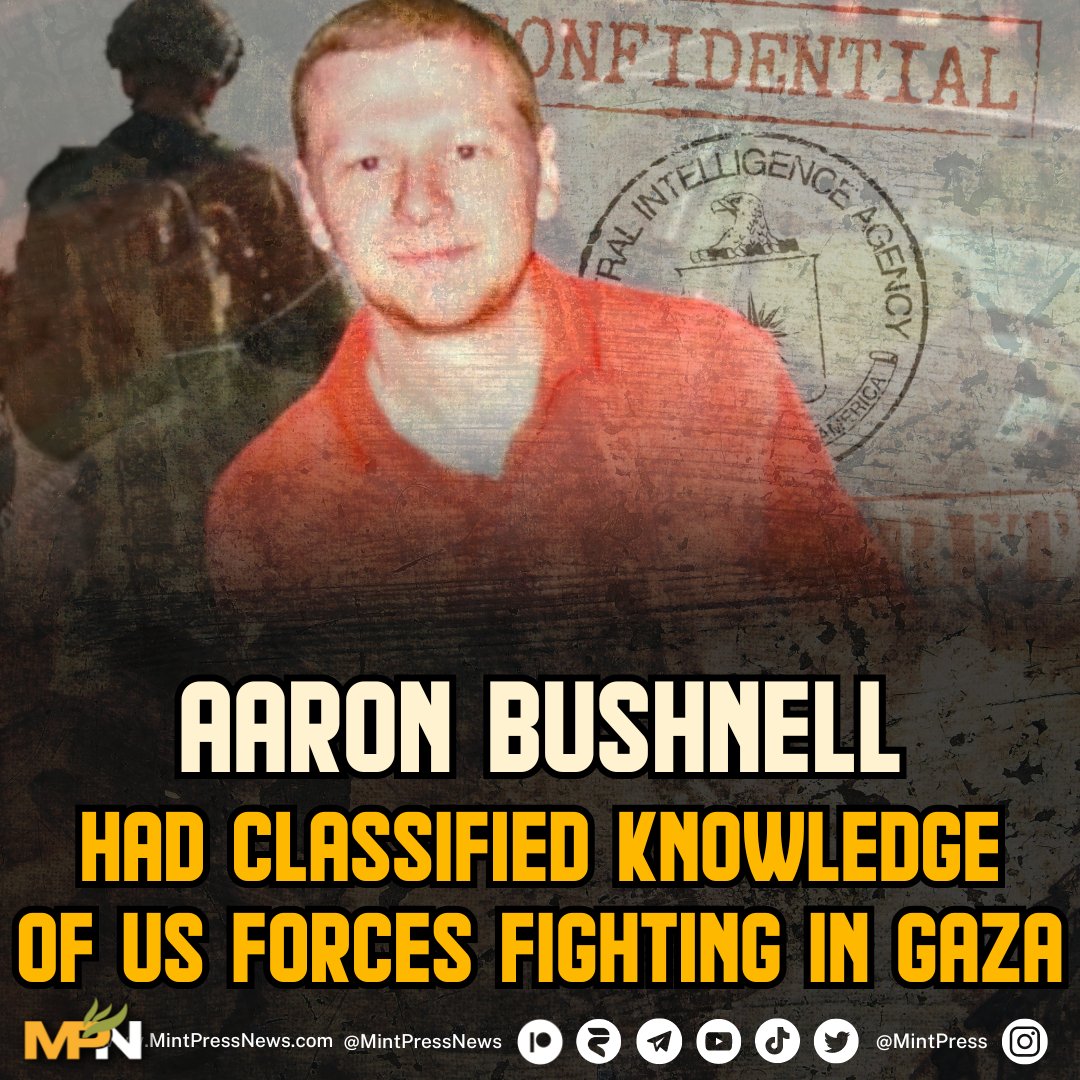 Aaron Bushnell had classified knowledge of US activity in Gaza According to the The New York Post, not long before Aaron Bushnell self immolated, he had told a close friend that he had secret knowledge of US troops fighting in tunnels under Gaza. 'He told me on Saturday that we…