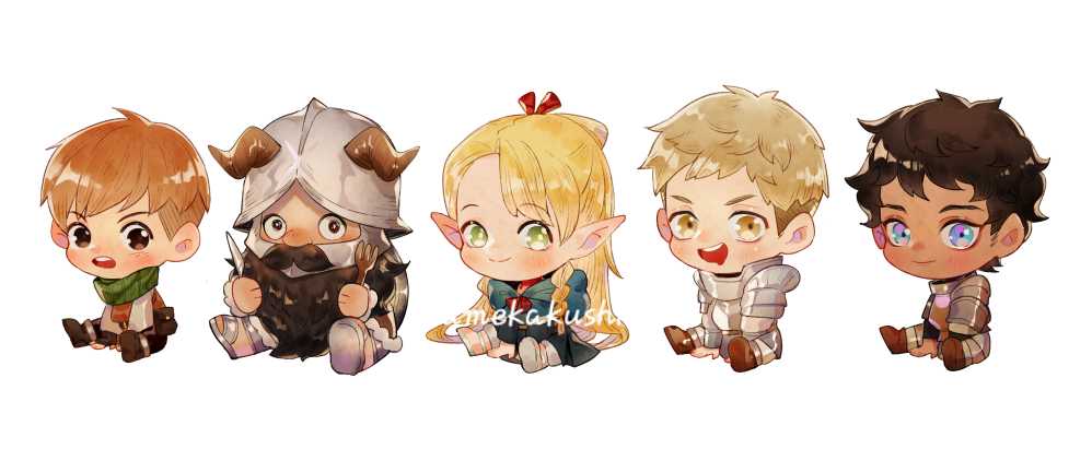 Hello everyone sorry for slow response Ive been recovering from my surgery and recently watched Dungeon Meshi. it rly heals my heart. I will start replying to dms. thank you for waiting #dungeonmeshi #Dunmeshi #kirakiraartmarket