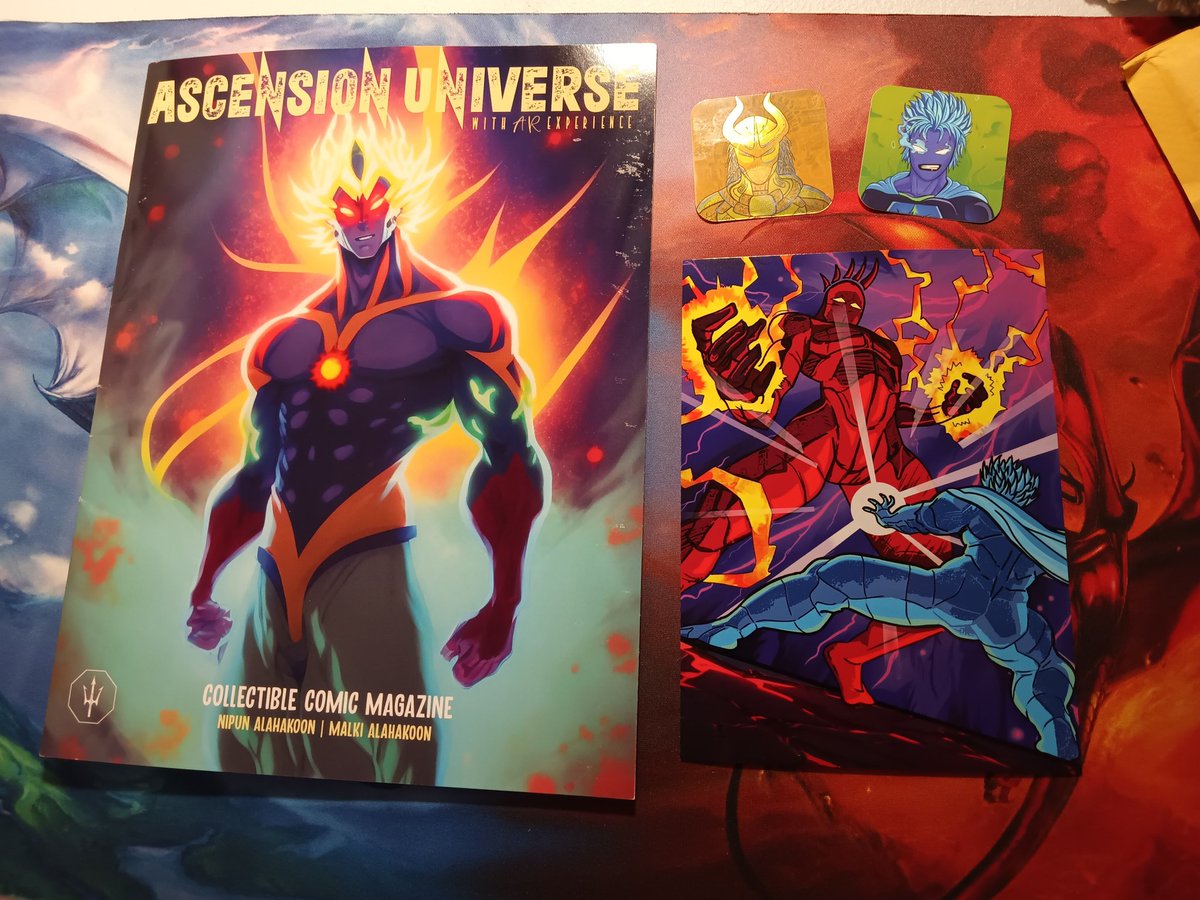 Obsessed with @Ascensions_eth ascensions comics! Another perk of being an ascensions NFT holder 💖 Tysm for sending this to me! #comics #NFTs #nftcollector