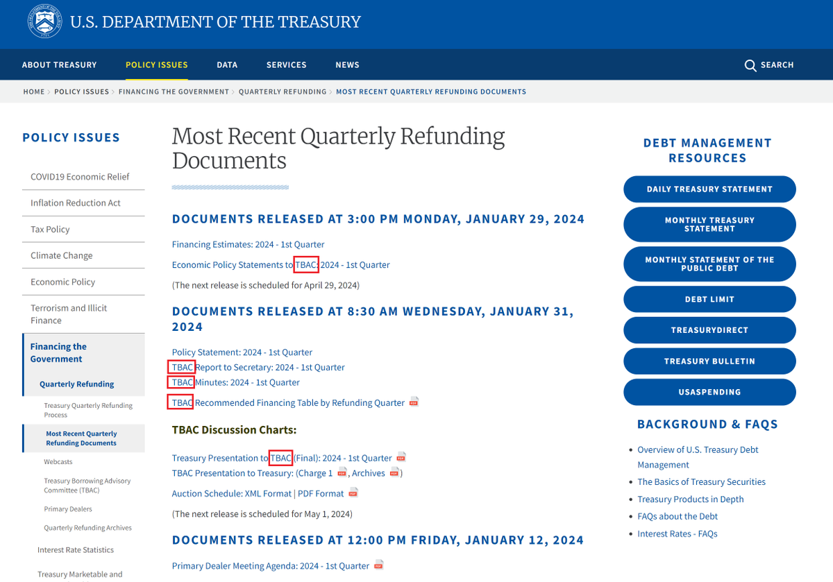 dharmatrade's tweet image. Now that #NetLiquidity has been on the minds of more folks ever since 2020 QE, people have been looking into the plumbing of the components (Fed balance sheet, RRP, TGA).

People began to realize the importance of treasury issuance; i.e. decisions like will the Treasury issue…