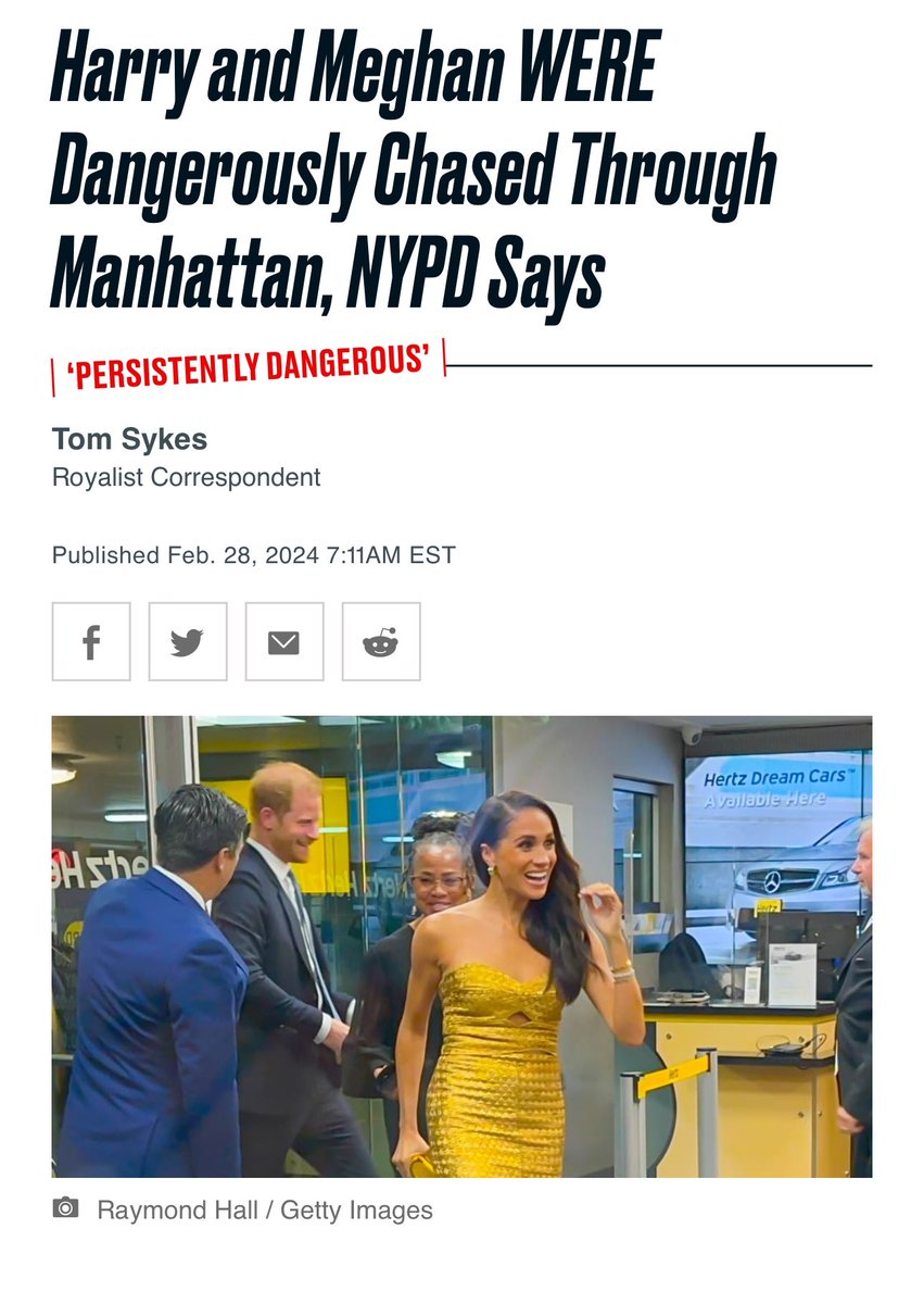 It has emerged in the judgement that the NYPD found that the chase in May really did happen, and has concluded that the behavior of the paparazzi chasing Harry and Meghan was not just “reckless” but also “persistently dangerous.”

In what is likely to be a sweet vindication for