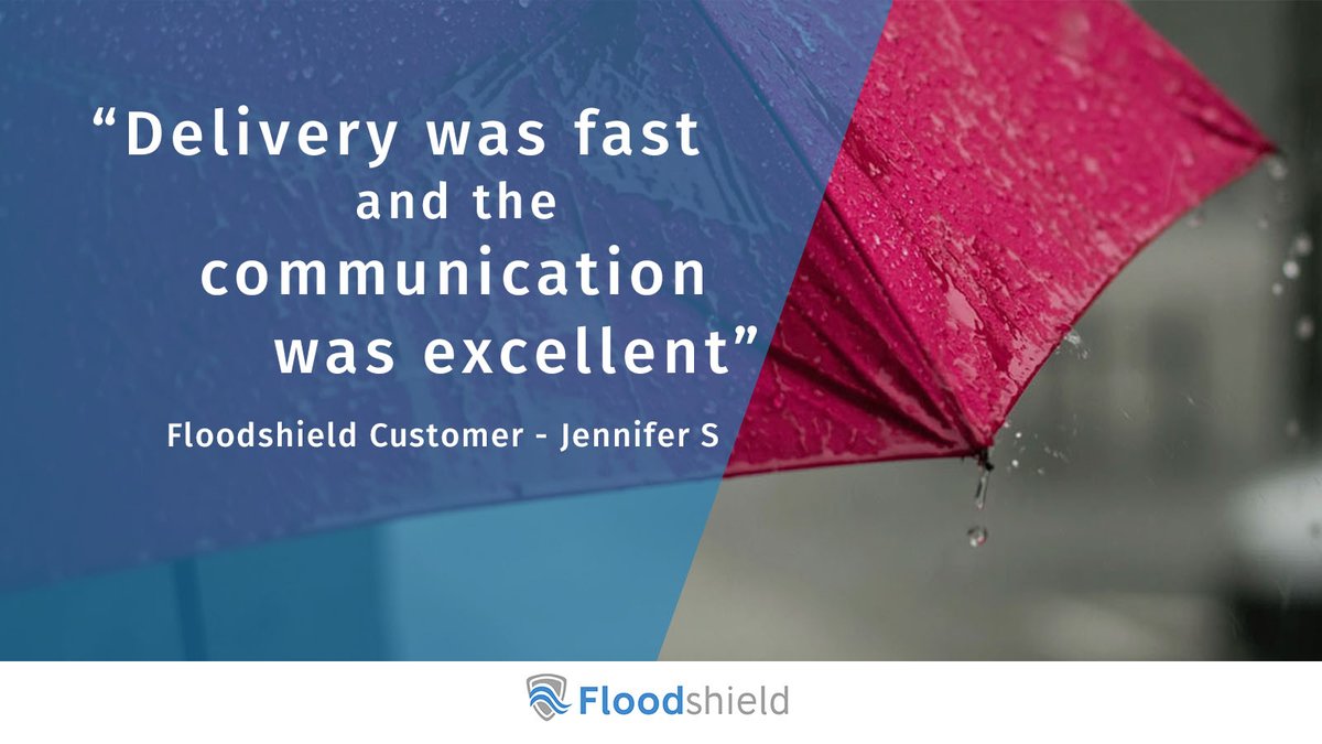We take great pride in offering excellent customer service, so receiving such positive reviews from our customers about their experience makes us very happy.☔️🤩 floodshield.com #floodshield #floodshielddoorbarrier #floodbarrier #happycustomers #honestreviews