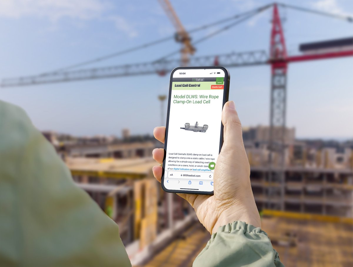 I don't always need to monitor for crane overload. But when I do, I use the DLWS from Load Cell Central. ~ The Most Interesting Crane Owner on Earth
800loadcel.com/load-cells/ten…
#loadcell #industrialweighing #crane #wirerope #constructionequipment