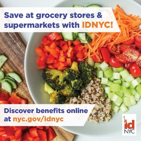 🍔 🛍️ 💻 💐 🚗
Save on food, video streaming, shopping, electronics, gifts, and more with <a href="/IDNYC/">IDNYC</a>!
Visit memberdeals.com/nycgov for EXCLUSIVE deals and discounts for IDNYC
Cardholders.