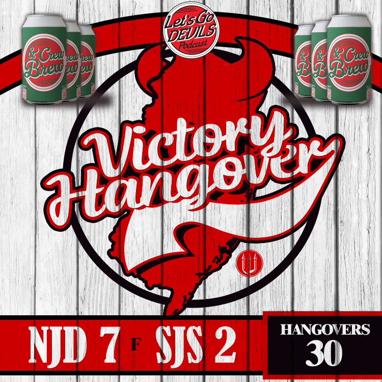 BackhandedDevil's tweet photo. Your 30th @LetsGoDevilsPOD &amp; Crew Brew #VictoryHangover is brought to you by:
⭐️ Nico Hischier (1g, 3a)
⭐️⭐️ Jack Hughes (1g, 2a)
⭐️⭐️⭐️ Jesper Bratt (1g, 1a)
#NJDvsSJS https://t.co/k3owBgId5F