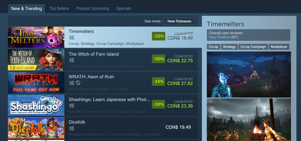 TimeMelters was #1 on the New &amp; Trending this morning! Blown away 🤯🤯🤯