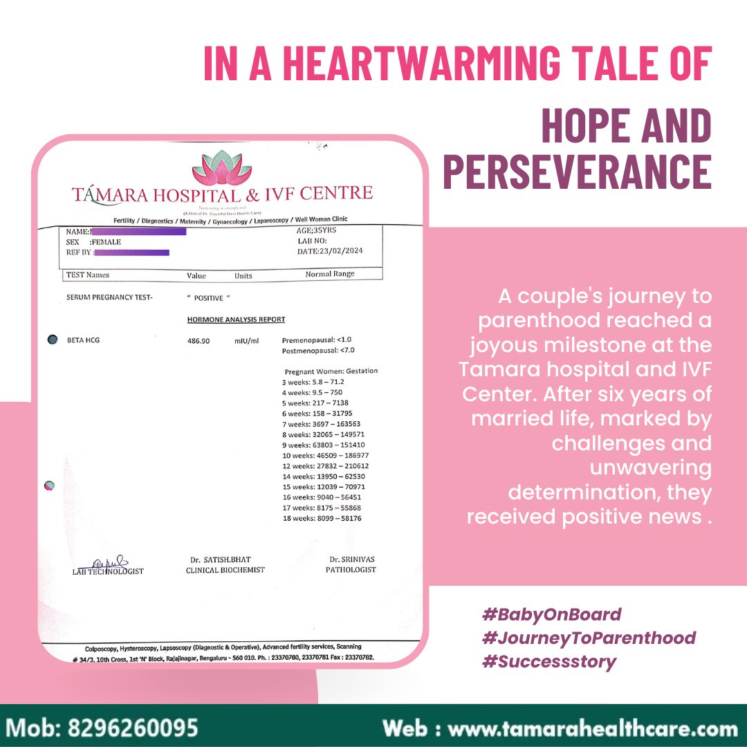 TamaraIVF's tweet photo. Despite facing initial challenges, they found hope at Tamara Hospital &amp; IVF Center, where expertise meets compassion.
#TamaraSuccessStory #JourneyToParenthood #MiracleOfLife #IVFSuccess #HopefulBeginnings https://t.co/G0O4K2PjsG
