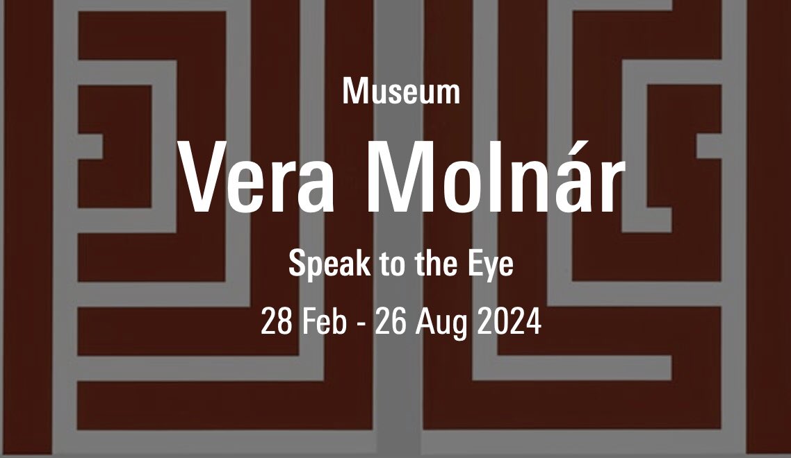 See Vera Molnar‘s „Parler à l‘œil“ @CentrePompidou 28 Feb - 26 Aug! Discover her evolution from geometric landscapes to digital drawings, polyptychs, sculptures and captivating photography from the 1970s on. #VeraMolnar #CentrePompidouExhibit