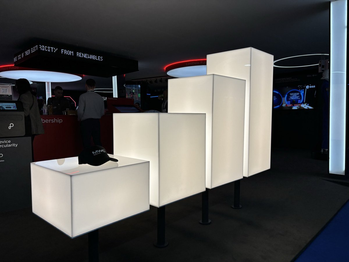 Spotted it? 🧢 The #GSMA Pavilion is really cool btw *hint hint* 👀