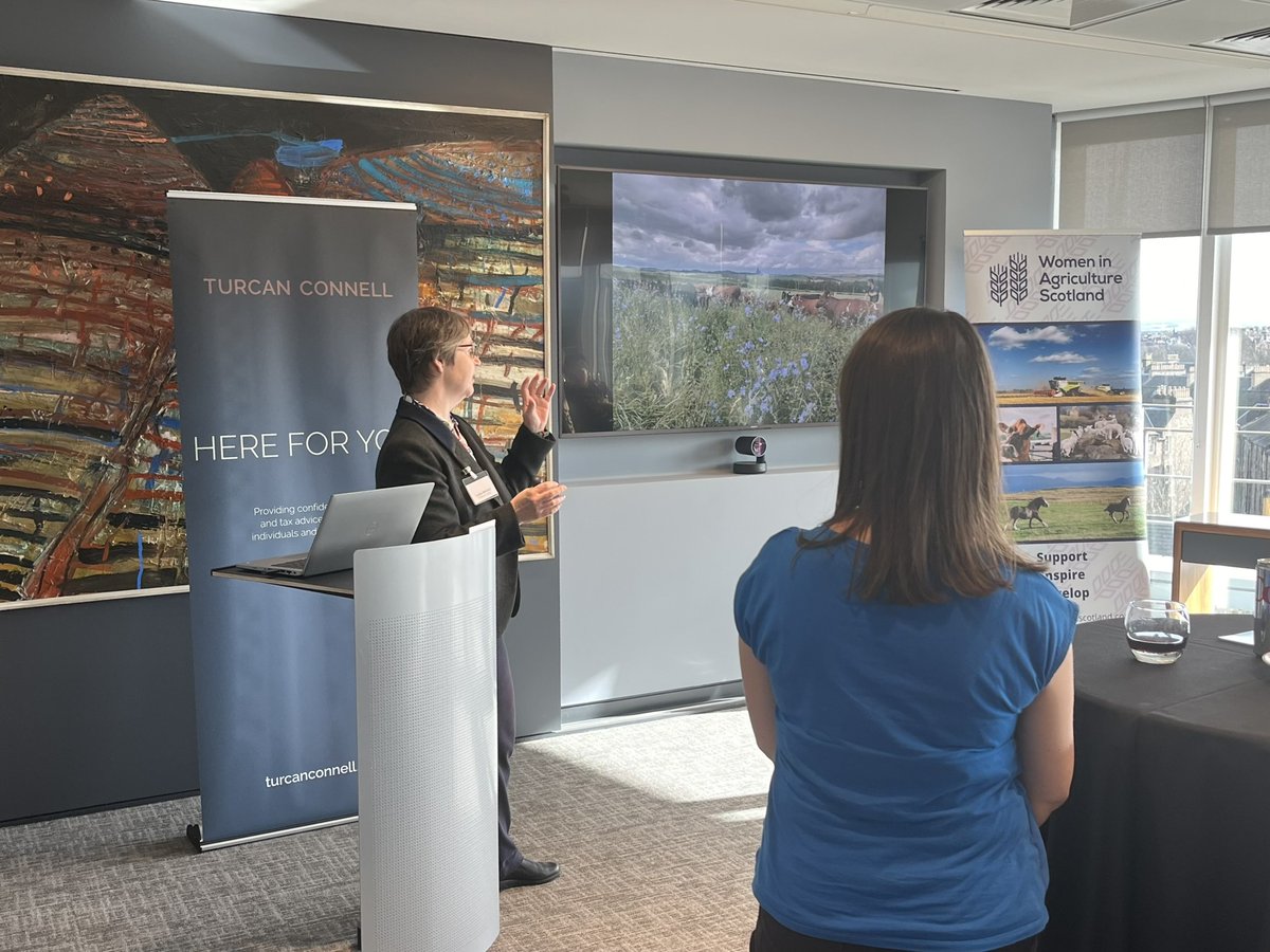 As part of our partnership with @WIAScot, we were pleased to host a networking lunch with their members last week and were fascinated by the story shared by Lesley Mitchell, winner of the Sustainable Farm of the Year Award. #WomenInAgriculture #Agriculture