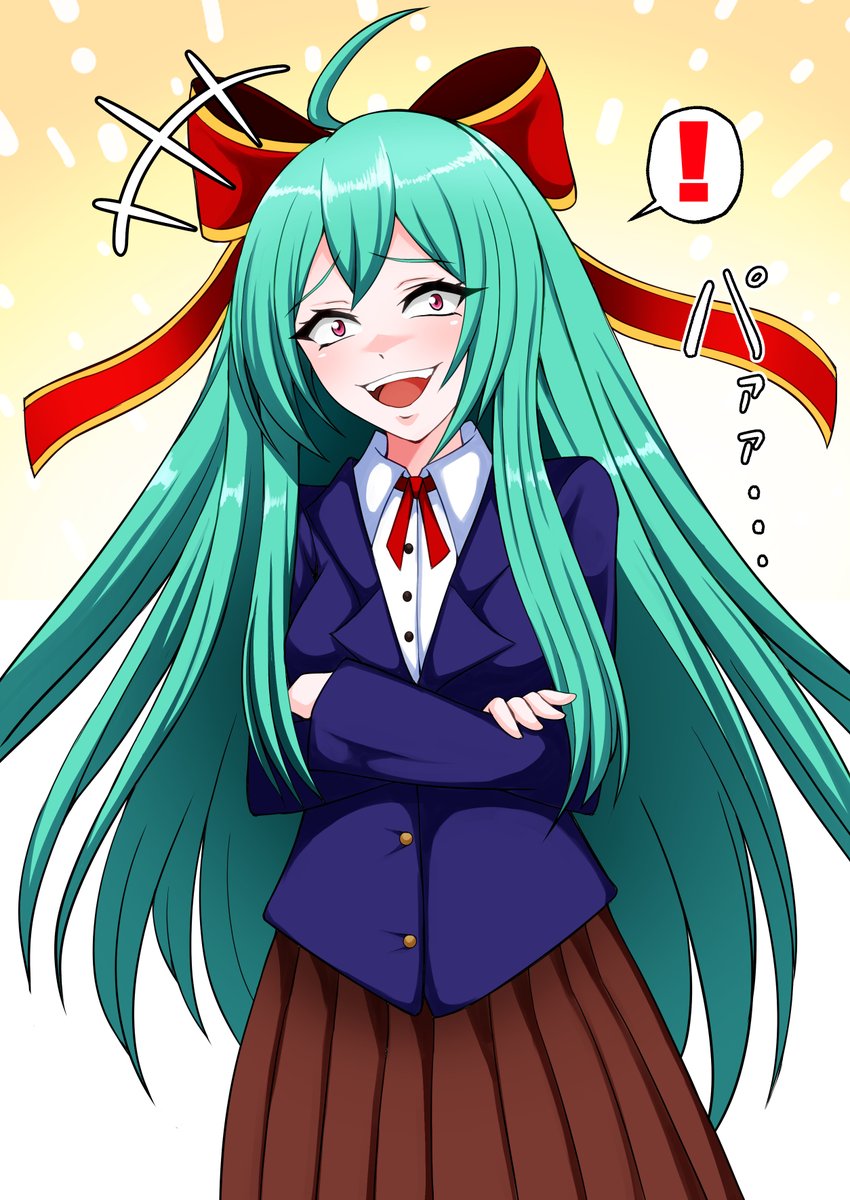 せっかくなので制服姿も 