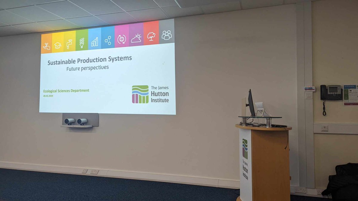 Today we discussed our work on Sustainable Production Systems with the review panel, followed by a Q&amp;A session.