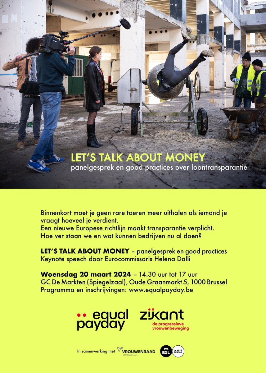 Geef toe: ook u deelt makkelijker details over bedprestaties dan over uw salarisbrief. Gelukkig brengt een nieuwe richtlijn hier verandering in. Wat zeggen de  Europese regels en wat kunnen bedrijven nu al doen ? Je hoort er alles over in ons panelgesprek. #equalpay