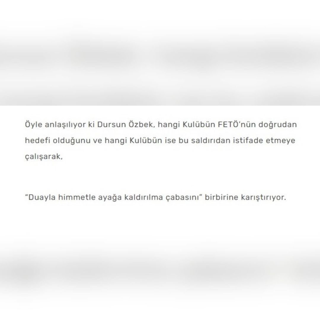 Açıklamanın en net ve can alıcı kısmı: