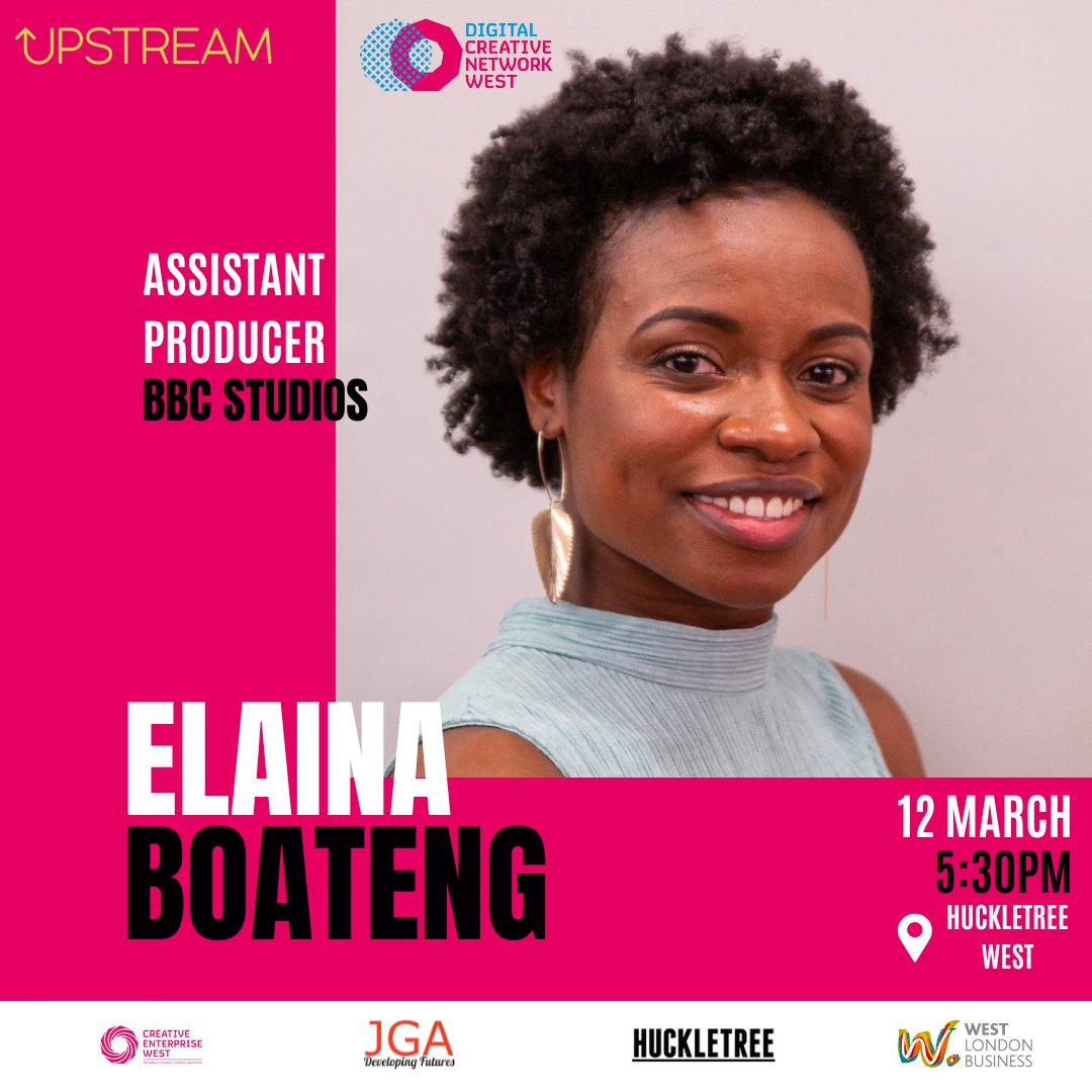 Nexus Upstream London (@helloupstream) on Twitter photo Meet <a href="/eboatengbbc/">Elaina Boateng</a>, <a href="/bbcstudios/">BBC Studios</a>' Assistant Producer, at Digital Creative Network West, on 12 March! 🎤🌟 Network, innovate, and learn.
Save your spot - eventbrite.co.uk/e/digital-crea…
#DigitalCreative #London #Event Meet <a href="/eboatengbbc/">Elaina Boateng</a>, <a href="/bbcstudios/">BBC Studios</a>' Assistant Producer, at Digital Creative Network West, on 12 March! 🎤🌟 Network, innovate, and learn.
Save your spot - eventbrite.co.uk/e/digital-crea…
#DigitalCreative #London #Event