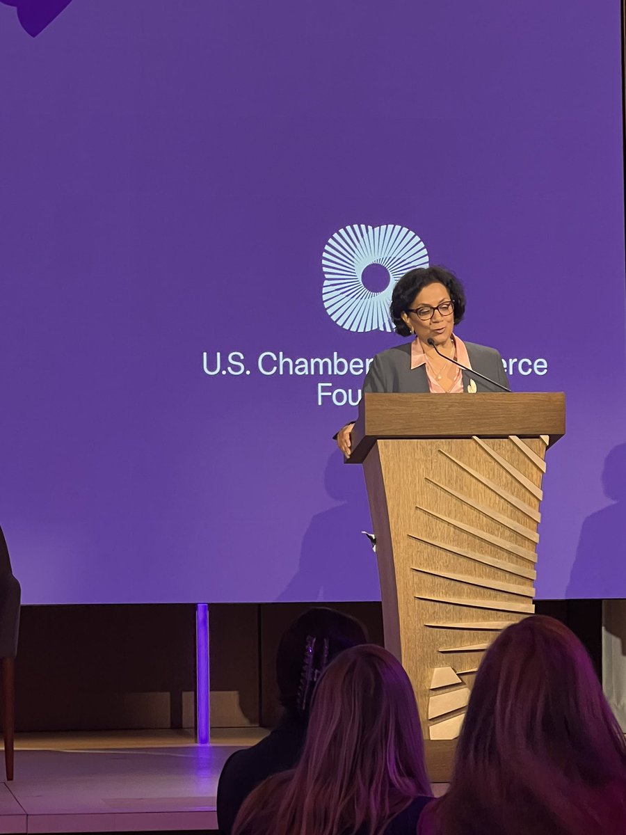 Shocking statistics about timelines for #women to reach parity: 16 years in #education , 140 years in #leadership, and 267 years in #economy - shared by Ambassador-at-Large Geeta Gao Gupta @StateGWI (& former @unfoundation colleague)
#IWDForum 
#USCCFoundation #GenderEquity