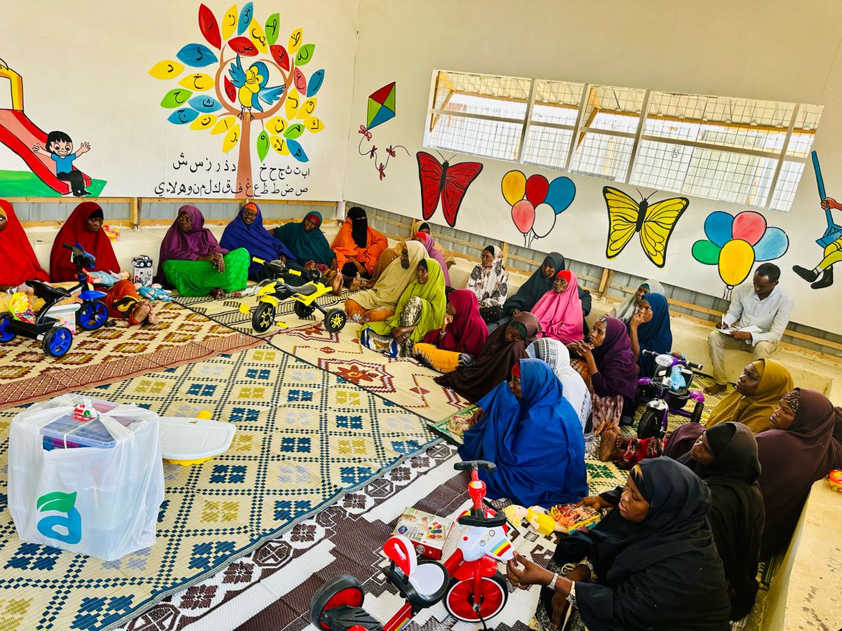 This week, @ACFsomaliaCD unveiled a baby-friendly space in #Kahda, #Mogadishu. Designed for parents and babies, this nurturing environment, in partnership with @NagaadProject, @IOM_Somalia, and @BRAHealth, will provide essential care where needed most. #BabyFriendly