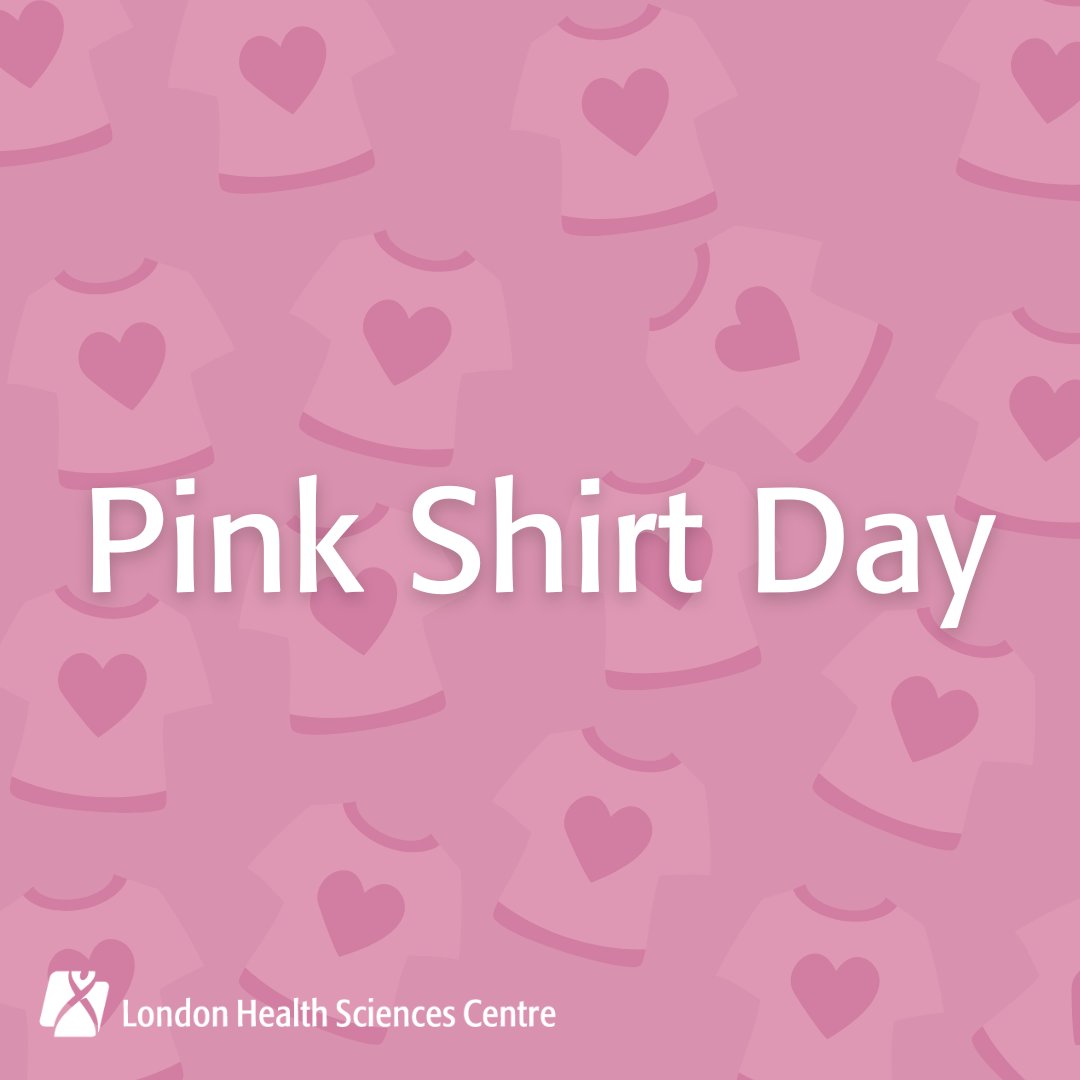 This year’s #PinkShirtDay promotes increased acceptance, respect & inclusion while supporting those impacted by bullying. At LHSC, we are committed to confronting oppression, discrimination, racism & bias in all its forms to create an inclusive and safe environment for all.