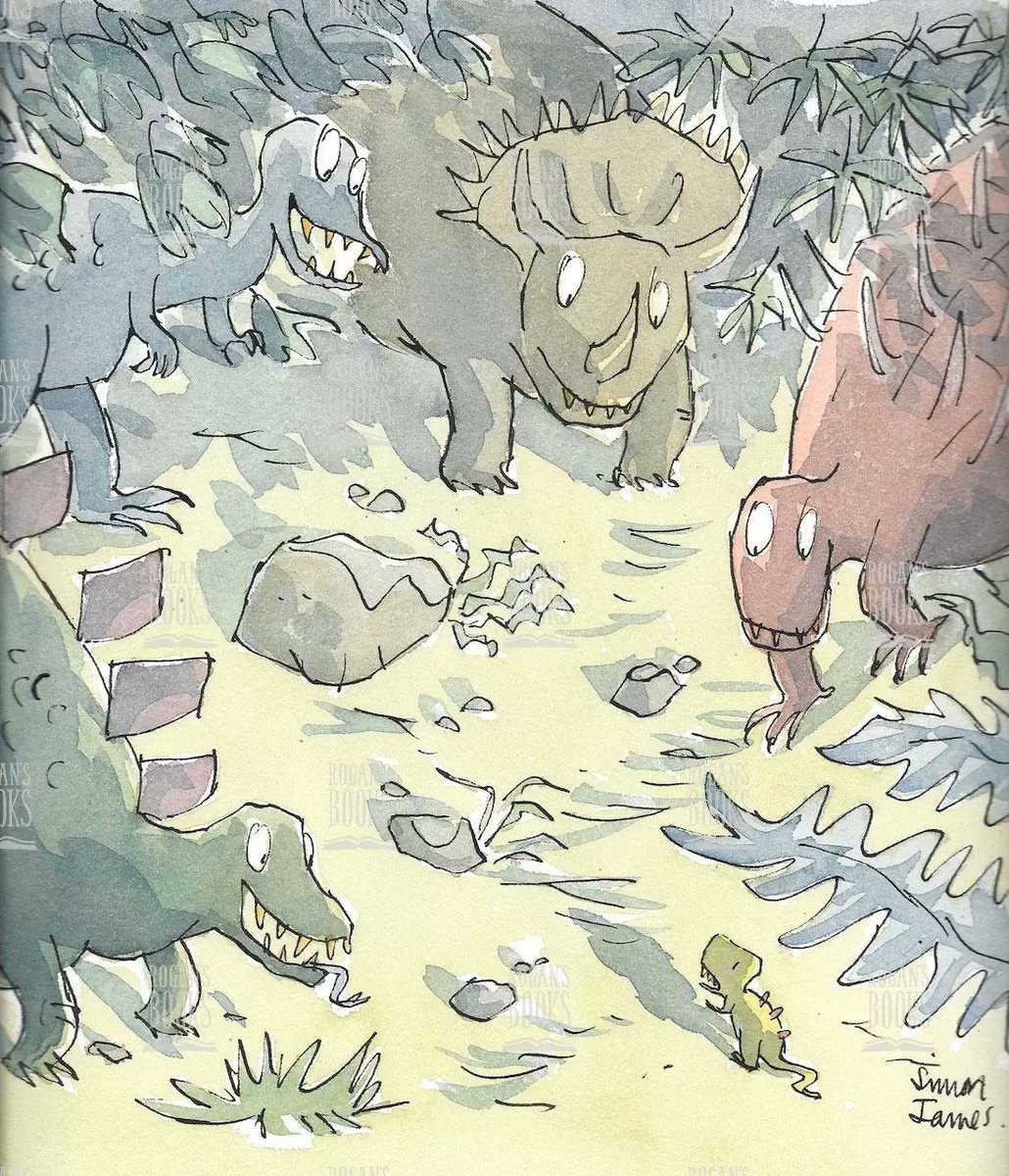 childrensbookil's tweet photo. He took a big breath & roared his loudest, most fearsome roar… 🦖🦕
£675
#Originalartwork by children’s book #illustrator #SimonJames, from ‘REX’ published by @BIGPictureBooks in 2014.
https://t.co/0PBb2nLo0y
#illustration #picturebook #gallery #onlinegallery #dinosaur https://t.co/oj2i0UkfEi
