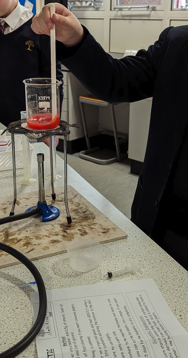 Elfed Science Department (@elfedscience) on Twitter photo Bioplastic fun at <a href="/ElfedHS/">Elfed High School</a> Science Club today. Wednesdays at 1:15pm in S2, but please come and sign up the day before #ScienceAtElfed #YoungScientists #STEM Bioplastic fun at <a href="/ElfedHS/">Elfed High School</a> Science Club today. Wednesdays at 1:15pm in S2, but please come and sign up the day before #ScienceAtElfed #YoungScientists #STEM