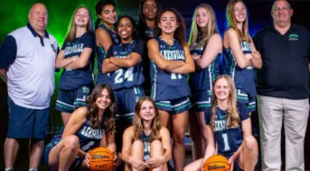 These kids never stop believing in each other. 
Big road playoff win in OT over New Hanover last night 53-51.