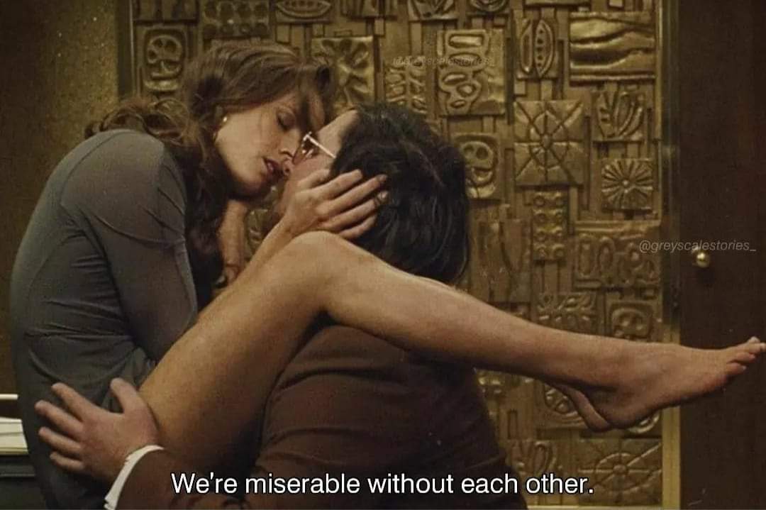 Who else is miserable without their partner?