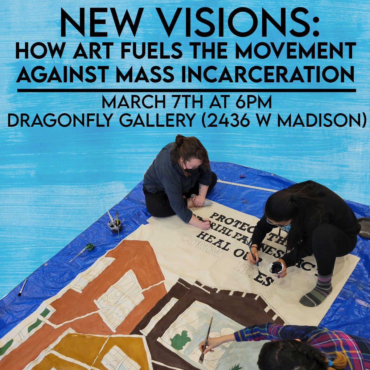 Join us, <a href="/GrassrootsChi/">Grassroots Collaborative</a>, @ArtsPrison &amp; <a href="/liberationlib/">Liberation Library</a>   for a conversation about art &amp; storytelling in the movement against incarceration!

Attendees will also get to explore the Pretrial Fairness art exhibit hosted by DragonFly Gallery!

Register here: forms.gle/Lo9mqVSi5JcVLR…