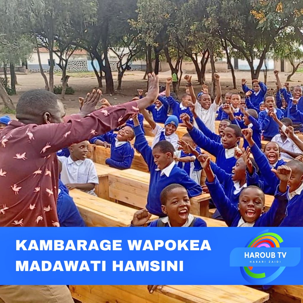 HAROUBTVUPDATES's tweet photo. tarehe 27/02/2024 walimu na wanafunzi wa Shule ya msingi Kambarage wamepokea Madawati 50 ikiwa ni mpango wa mapato ya Ndani ya kutengeneza Madawati 6,200 kabla ya mwezi 04. 2024 kupitia Halmashauri ya Jiji la Mbeya https://t.co/cGbWPxCq9F