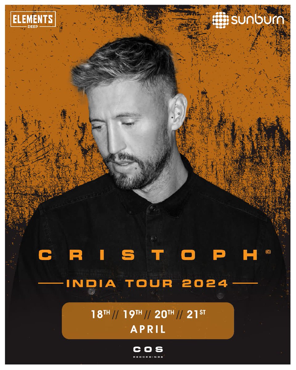 @Cristophmusic makes his much awaited return to the Indian Shores 🇮🇳