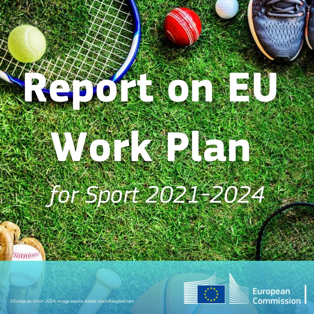 Keep up with the future of Sport in Europe👇

Read our latest report on the priorities, objectives and activities of the EU’s Sport Policy.

The Report on the European Union Work Plan for Sport 2021-2024 informs our present while looking to the future.🚀

europa.eu/!fNFpCG