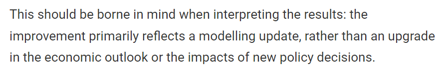 Have had a look at the Cumulative Impact Assessment for child poverty and a few things to note. 🧵 The paragraph below is key👇 There are no new policy decisions since the last Assessment that impact on these numbers (since June 2023). This is quite the health warning... 1/5