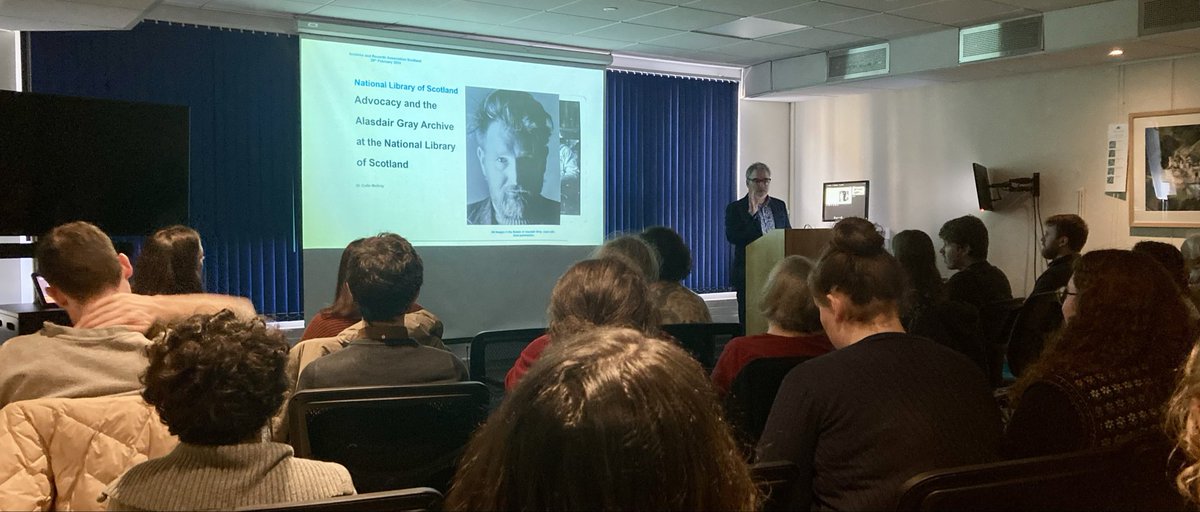 SCRAN (@scranlife) on Twitter photo Fascinating to learn more about the Alasdair Gray archive at today’s <a href="/ARAScot/">ARA Scotland</a> gathering, inc. the Poor Things items 👏 <a href="/natlibscot/">National Library of Scotland</a> #ScottishArchivesDay Fascinating to learn more about the Alasdair Gray archive at today’s <a href="/ARAScot/">ARA Scotland</a> gathering, inc. the Poor Things items 👏 <a href="/natlibscot/">National Library of Scotland</a> #ScottishArchivesDay