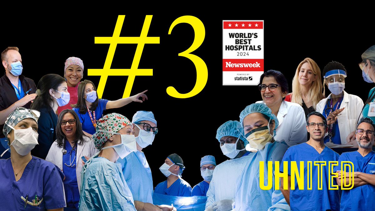 UHN Foundation (@uhnfoundation) on Twitter photo 🚨 BREAKING NEWS: <a href="/UHN/">University Health Network</a>’s Toronto General Hospital has climbed to #3 among the world’s best hospitals in a global ranking from <a href="/Newsweek/">Newsweek</a> magazine!
Thank you to all of our incredible volunteers and generous donors who helped make this possible ➜ bit.ly/4bXg7rd
#UHNITED 🚨 BREAKING NEWS: <a href="/UHN/">University Health Network</a>’s Toronto General Hospital has climbed to #3 among the world’s best hospitals in a global ranking from <a href="/Newsweek/">Newsweek</a> magazine!
Thank you to all of our incredible volunteers and generous donors who helped make this possible ➜ bit.ly/4bXg7rd
#UHNITED