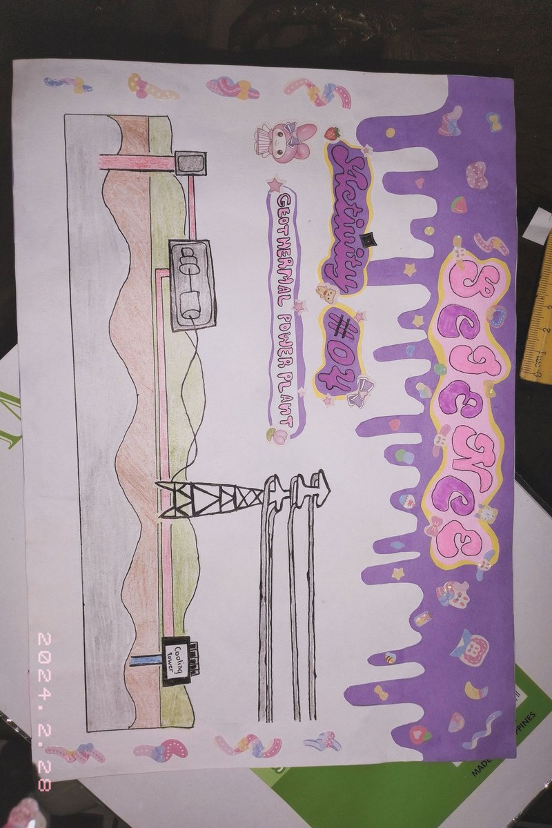 cherriemelie's tweet image. Activity #04 : Geothermal Power Plant - G9

#scienceactivity 
#rhiyannablls
