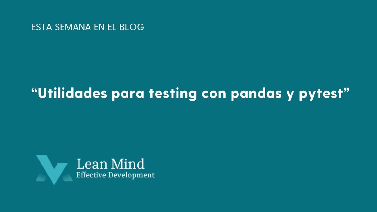 leanfulness_es's tweet image. 💫En el artículo de hoy @AiranDev nos habla sobre algunas herramientas y metodologías con las que trabaja actualmente, como Python, Pandas y pytest, además añade varios ejemplos donde nos enseña estrategias como snapshot testing👍
Lo puedes leer aquí 👇😉
bit.ly/3SYJFME