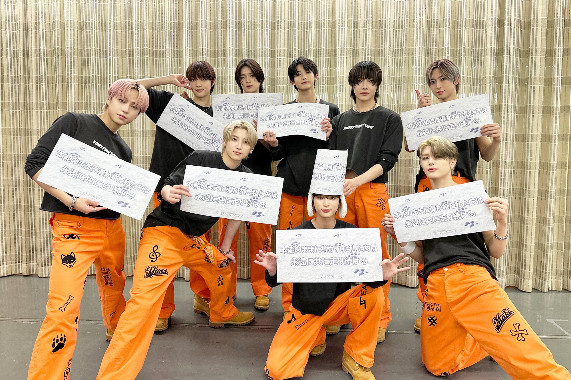 &TEAM EJうちわ FIRSTPAWPRINT SECONDTONONE月波 &team ej ウィジュ うちわ 月波 - メルカリ