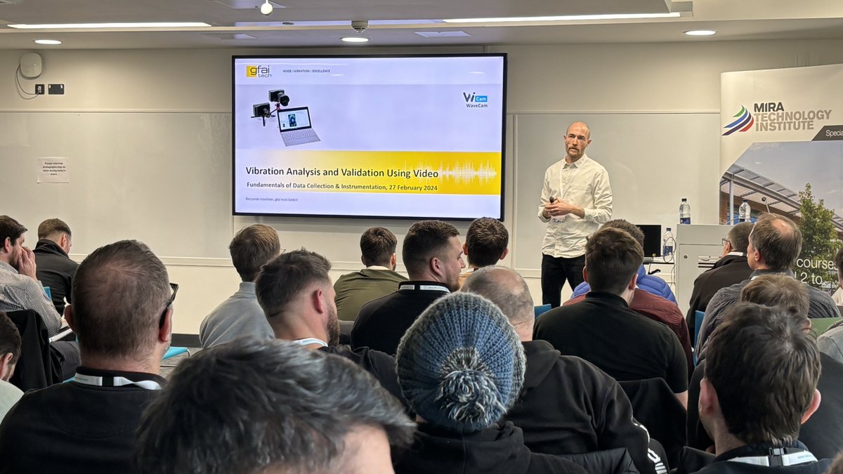 Acsoft_Sound's tweet image. A huge thanks to Benjamin Vornheim &amp;amp; gfai tech for his talk on non-contact vibration analysis with high-speed cameras at the &apos;Fundamentals of Data Collection &amp;amp; Instrumentation&apos; seminar by the Engineering Integrity Society.

#vibrationmonitoring  #EngineeringIntegritySociety