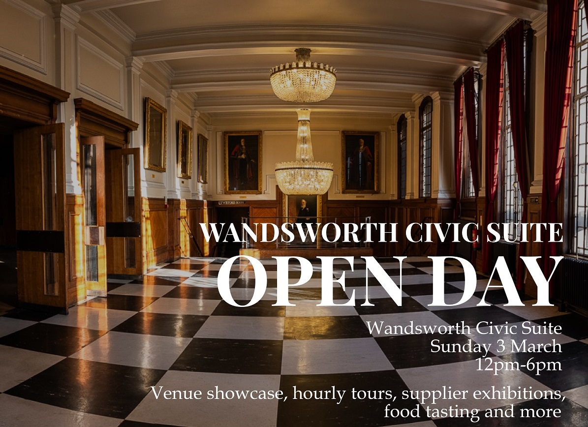 Take a tour of the Wandsworth Civic Suite in Wandsworth High Street at an open day this Sunday (March 3). This historic building is available for weddings, events and celebrations. Book your place here eventbrite.co.uk/e/816632799687…