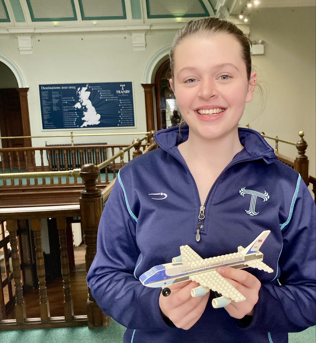 Tranby_school's tweet photo. ✨Congratulations to Hannah, Y13, scientist, Senior Prefect, and School Council Chair, who has secured a highly competitive and coveted place on @Airbus degree apprenticeship in aerospace engineering! Flying high with Tranby! 👏✈️

#bestineveryone #celebratingsuccess https://t.co/uJZRkfl8Bm