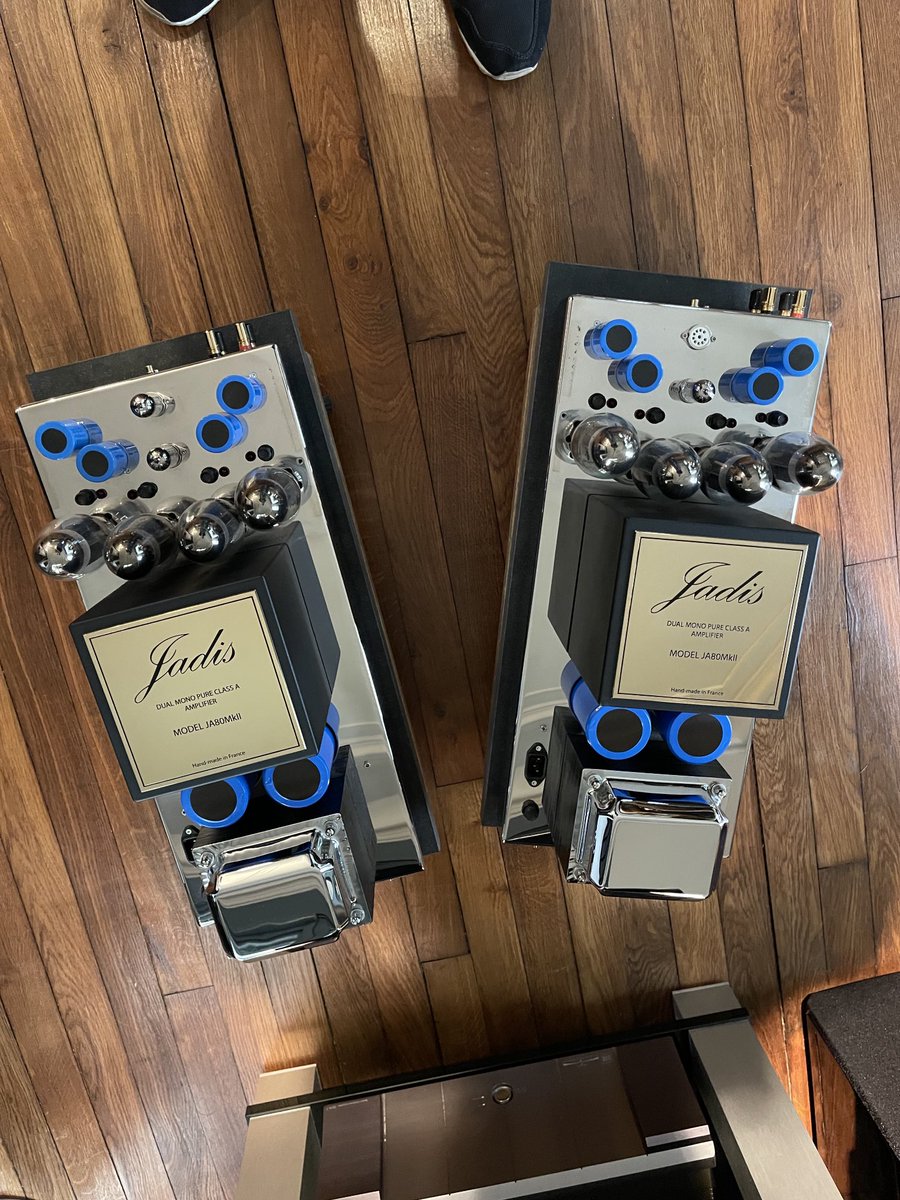 Jadis JA80 MK II tubes KT150, des amplificateurs vraiment désirables et inusables ! 2x80 W, Class A. Garantie 10 ans