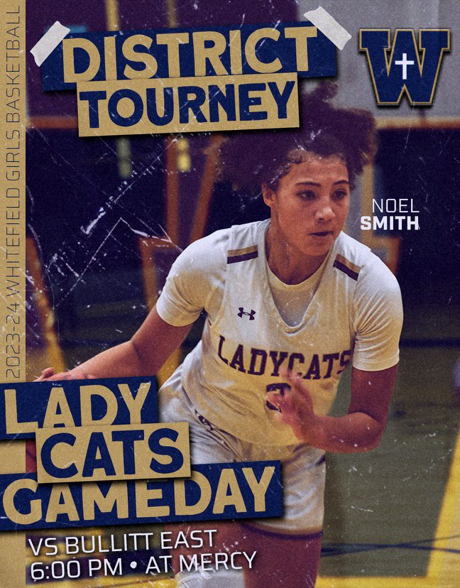 Whitefield Girls Basketball (@whitefield_gbb) on Twitter photo IT’S GAMEDAY‼️
And….
IT’S DISTRICT 24 TOURNAMENT TIME‼️
Lady Cats (21-8) take on the Lady Chargers (16-14) tonight.
🆚 Bullitt East
⏰ 6p
📍 Mercy Academy
🎟️ gofan.co/event/1424838
🖥️ NFHS Network
nfhsnetwork.com/events/mercy-a…
<a href="/WA_Wildcats/">Whitefield Athletics</a> IT’S GAMEDAY‼️
And….
IT’S DISTRICT 24 TOURNAMENT TIME‼️
Lady Cats (21-8) take on the Lady Chargers (16-14) tonight.
🆚 Bullitt East
⏰ 6p
📍 Mercy Academy
🎟️ gofan.co/event/1424838
🖥️ NFHS Network
nfhsnetwork.com/events/mercy-a…
<a href="/WA_Wildcats/">Whitefield Athletics</a>