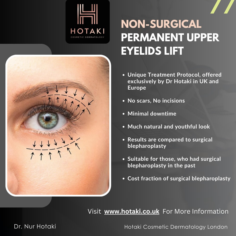 ❌No Laser ❌No PLXR ❌No PlasmaPro/Fibroblasts #drhotaki #hotakilondon #nonsurgicalaesthetics #aesthetictreatment #noninvasive #nonsurgical #permanenteyelidlift #eyelidlift #nonsurgicaluppereyelidlift #ageing #ageingprocess #eyelids #eyebrows #eyebrowlift #uppereyelid