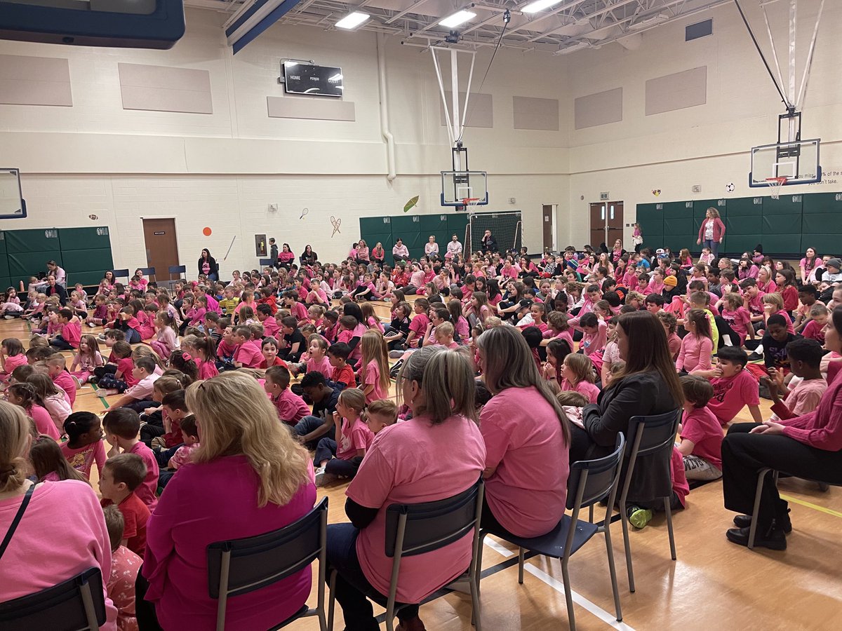 OctagonPond's tweet photo. Sea of Pink for our Friendship Assembly https://t.co/QKdISV16HQ