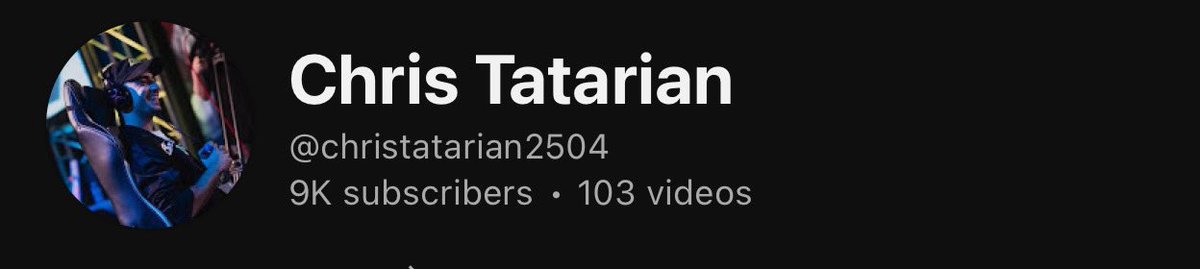 9K subscribers on YouTube!
Thanks to everyone that’s been supporting the channel &amp; listening to Talking with T!
1K away from 10,000!
If you haven’t subscribed to my YouTube yet, please hit this link &amp; support so I can make more content for y’all! 🙏🏼
youtube.com/@christatarian…