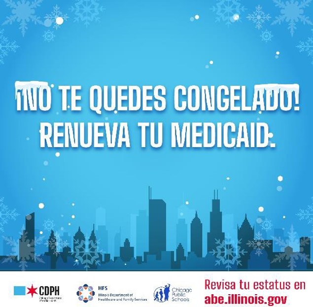 Use #Medicaid? Listen up and stay covered!! Keep an eye on the mail for renewal forms from the state of Illinois. Check your due date and confirm your eligibility right away by clicking “Manage My Case” at abe.illinois.gov or call 1-800-843-6154