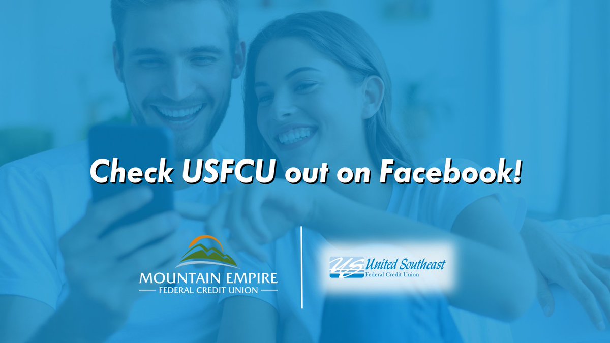 Stay in the know!

Head over to United Southeast Federal Credit Union on Facebook to make sure you're up to date with all of the latest USFCU news.

Follow and like our page: bit.ly/3uMqVI1

#USFCU
#StrongerTogether 
#VirginiaLiving
#SouthwestVirginia